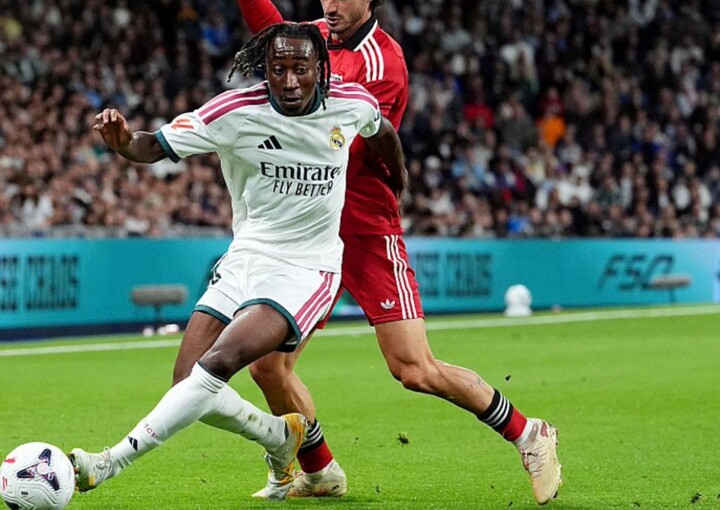 Yan Diomande dribbelde de bal 30 meter naar voren voordat hij een krachtig schot in het net liet belanden